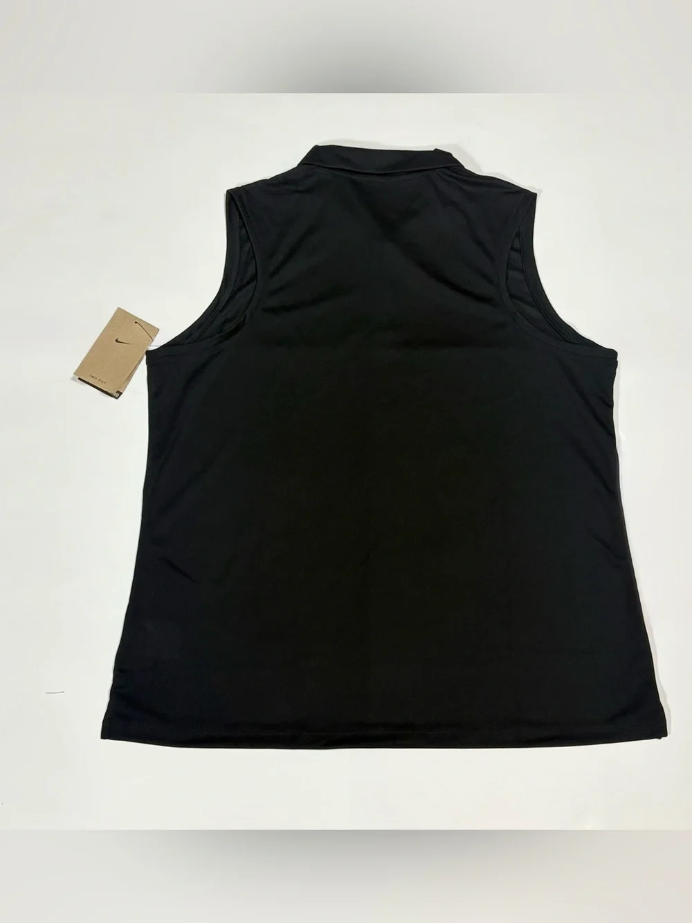 Nike Black Women’s Sleeveless Polo Tank Top Dri-Fit Victory Golf DH2312-010